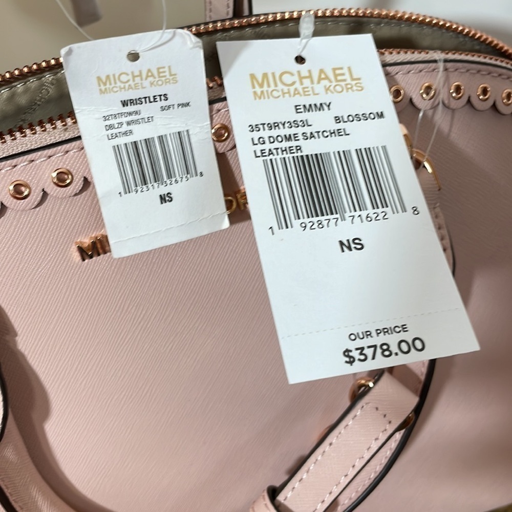 2pc ๐ Michael Kors Emmy satchel and wallet rose gold - Picture 11 of 15